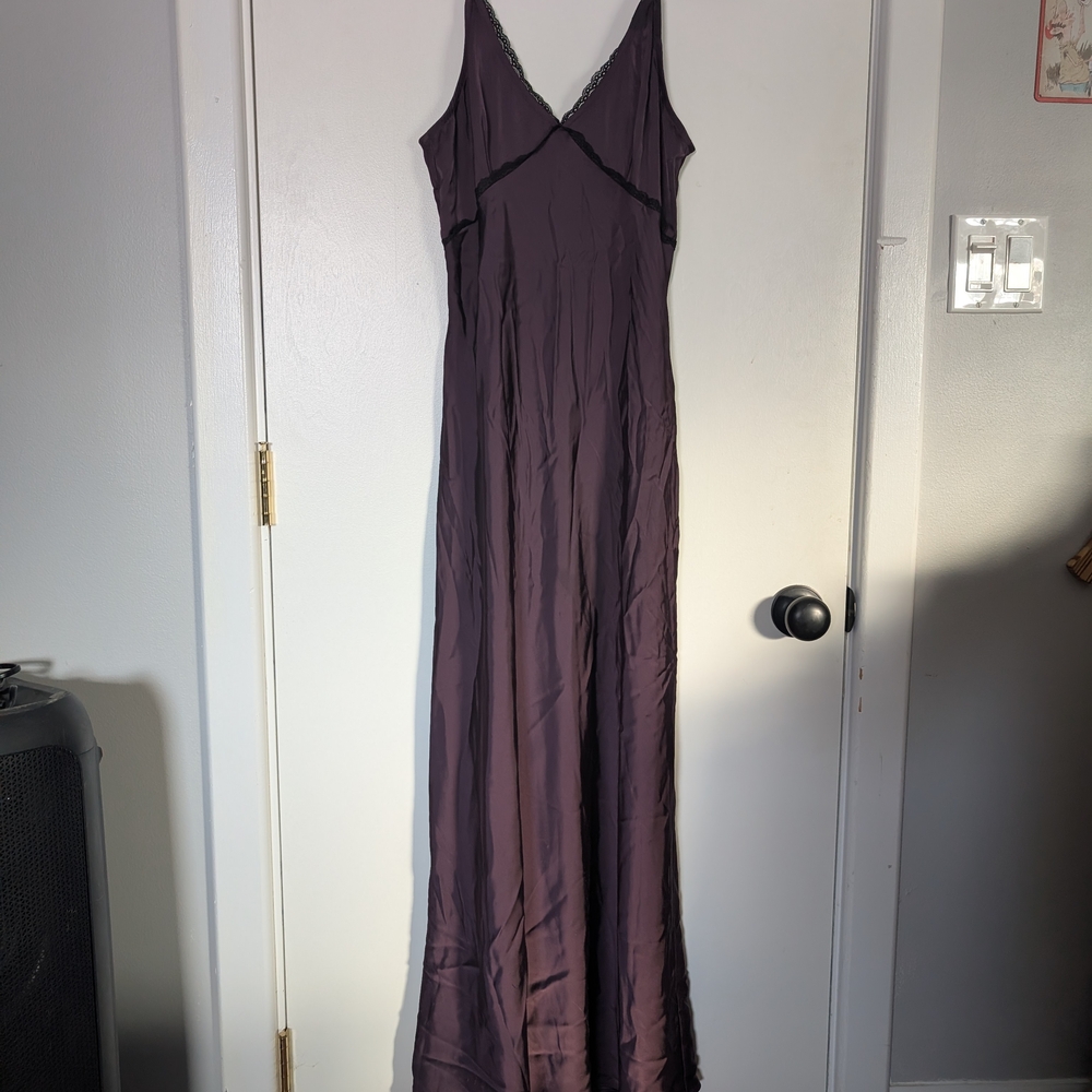 JustFab Deep Purple Maxi Dress